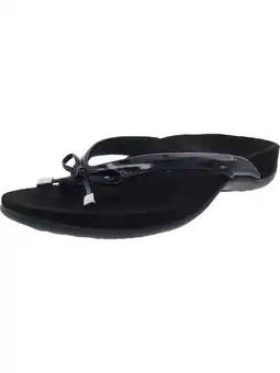 Walmart Vionic Womens Bella Patent Slip On Thong Sandals offer