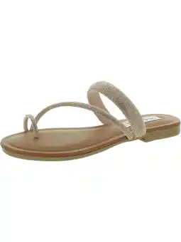Walmart Steve Madden Womens Fiorra Open Toe Slip On Slide Sandals offer