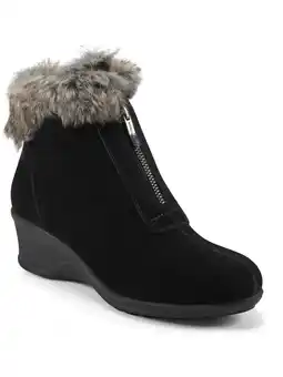 Walmart Easy Spirit Womens Fairlae Suede Almond Toe Ankle Boots offer