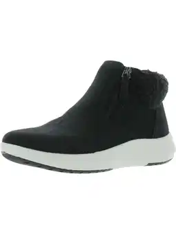 Walmart Easy Spirit Womens Elin 3 Faux Leather Double Zipper Ankle Boots offer