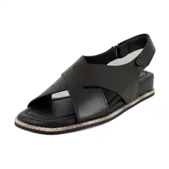 Walmart Aerosoles Bron Women's Sandals Black Leather Size 9 M offer