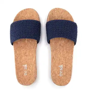 Walmart The Sak Mendocino Slide Sandal , Hand-crochet, Recycled Polypropylene Yarn offer