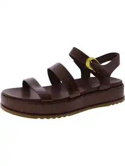 Walmart 27 Edit Womens ZIZI Faux Leather Embossed Ankle Strap offer