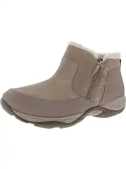 Walmart Easy Spirit Womens SEEPIC Leather Side zipper Booties offer