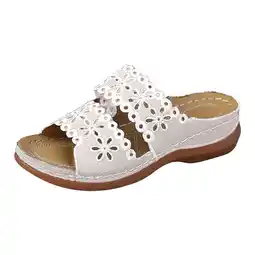 Walmart Flip Flops For Women, Arch Support Wedge Heel Sandals For Women Dressy Walking Summer Shoes offer