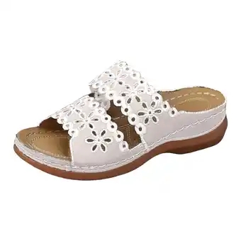Walmart Flip Flops For Women, Arch Support Wedge Heel Sandals For Women Dressy Walking Summer Shoes offer