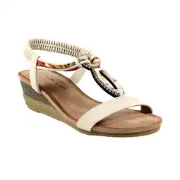 Walmart Lunar Womens Genoa Wedge Sandals offer