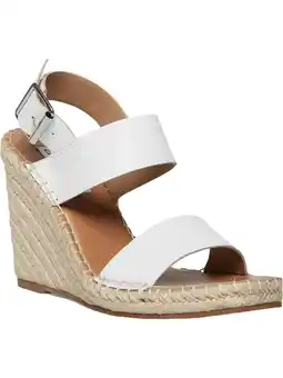 Walmart Steve Madden Women's Uri Leather Espadrille Wedge Heel Sandal offer