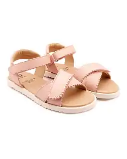 Walmart Old Soles Peachy Leather Sandal, 31, Pink offer