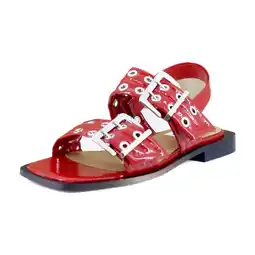 Walmart Steve Madden Sandria Women's Sandals Red Patent Size 6 M offer