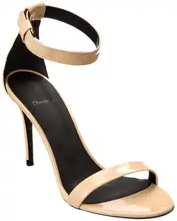 Walmart Theory Patent Sandal, 37, Beige offer