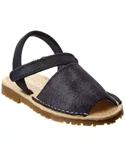 Walmart Childrenchic Leather Sandal, 22 (US 6T), Blue offer