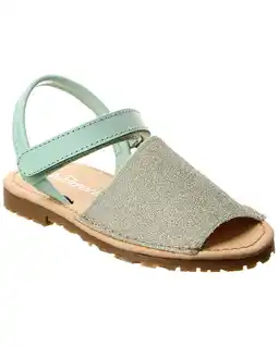 Walmart Childrenchic Leather Sandal, 36 (US 4Y), Green offer