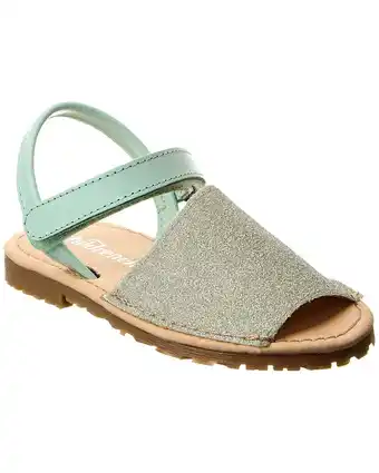 Walmart Childrenchic Leather Sandal, 36 (US 4Y), Green offer