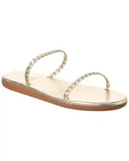 Walmart Ancient Greek Sandals Aprilia Leather Sandal, 35, Gold offer