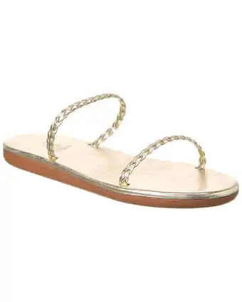 Walmart Ancient Greek Sandals Aprilia Leather Sandal, 35, Gold offer