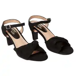 Walmart Good For The Sole Womens Trisha Two Part Wide Heeled Sandals offer