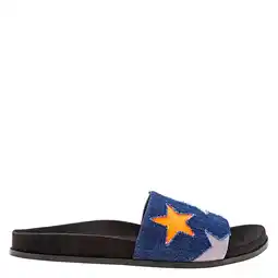 Walmart Stella McCartney Ladies Loafer Slides Denim Stars, Brand Size 35 ( US Size 5 ) offer