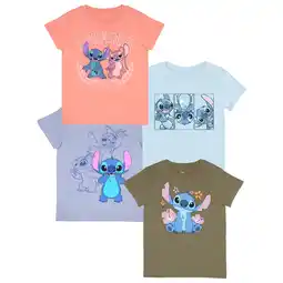 Walmart Disney Lilo And Stitch T-Shirt 4-Piece Set (Size 4-6) offer