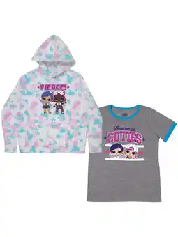 Walmart L.O.L Surprise! Girls, Hoodie, and T-Shirt, 2-pack Clothes Set (Sizes 4-14) offer