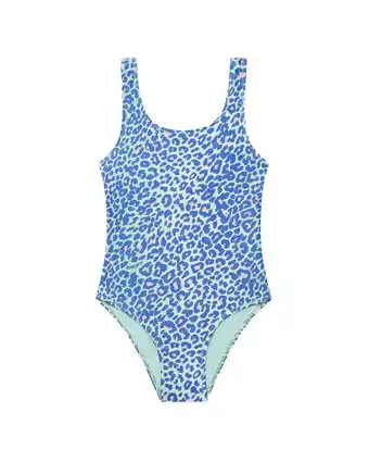 Walmart Boardies girls Boardies¨ Lime Leopard Classic Swimsuit, 6 offer