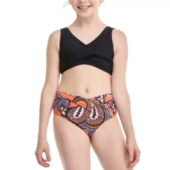 Walmart TUWABEII Swimsuit for Kid,Mother and Daughter Two Bikini Family Matching Girls Swimwear offer