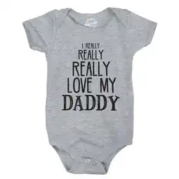 Walmart I Really Really Love My Daddy Cute Fathers Day Funny Baby Shirt Newborn Gift offer