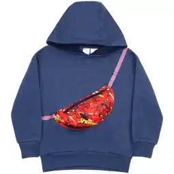 Walmart Marvel Comics Boys Spiderman Comfortable Fanny Pack Pull over Hoodies for Kids Sizes (4-16) offer