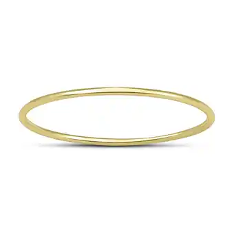 Walmart Skinny Thin Domed Stackable 14K Yellow Gold Band (.75 mm) offer