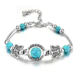 Walmart Jewelry Carved Women's Pendant Natural Turquoise Bracelet Bracelets offer