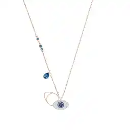 Walmart Swarovski Women's Blue Evil Eye Pendant Necklace offer