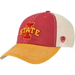 Walmart Men's Top of the World Cardinal/Gold Iowa State Cyclones Off Road Adjustable Trucker Hat offer