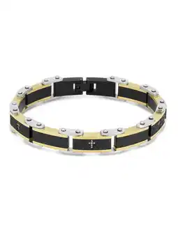 Walmart 316L Stainless Steel Cubic Zirconia Cross Bracelet 8.5 Inches offer