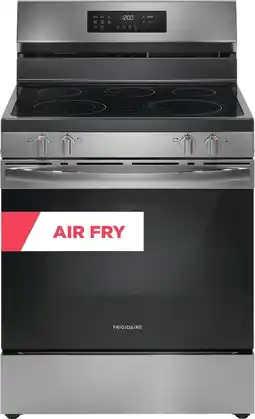 Walmart Frigidaire FCRE3083AS 30 Electric Range with Air Fry (Energy Star Certified), Stainless Steel offer