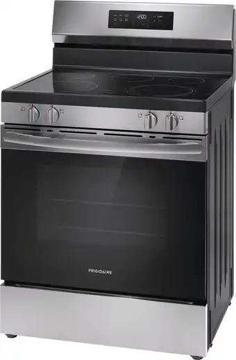 Walmart Frigidaire FCRE3062AS 30 Electric Range with Steam Clean, Stainless Steel offer