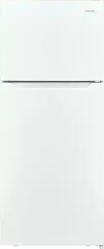 Walmart Frigidaire FFHT1822UW 18 Cu. Ft. Top Freezer Refrigerator, White offer