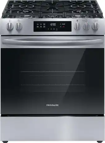 Walmart Frigidaire FCFG3062AS 30 Gas Range with Steam Clean, Stainless Steel offer