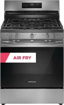 Walmart Frigidaire 30 Wide Slide-In Gas Range with Air Fry, Stainless Steel offer