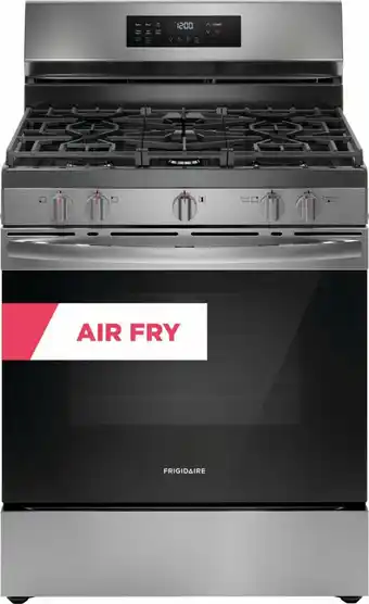Walmart Frigidaire 30 Wide Slide-In Gas Range with Air Fry, Stainless Steel offer