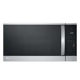 Walmart LG 1.8 cu ft 47.60 lb Over-the-Range Microwave Oven, Stainless Finish offer