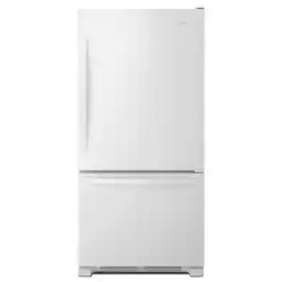 Walmart Whirlpool WRB329DMBW 18.7 Cu. Ft. White Bottom Freezer Refrigerator offer