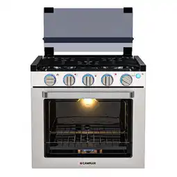Walmart CAMPLUX 21 In RV Stove Gas Range , Gas Range Oven with 3 Burners Cooktop offer