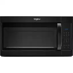 Walmart Whirlpool 1.7 Cu. Ft. Microwave Hood Combination Black offer