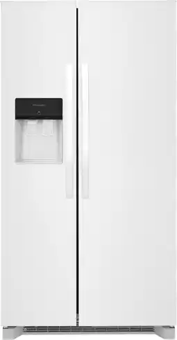 Walmart Frigidaire FRSS2623AW 26 Cu. Ft. 36'' Standard Depth Side-by-Side Refrigerator, White offer