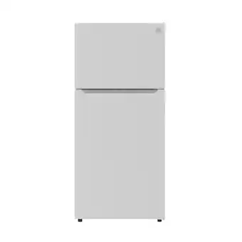 Walmart Kenmore 30 20.2 Cu. ft. Capacity Standard Refrigerator with Top Freezer, Adjustable Shelves, White offer