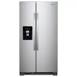 Walmart Whirlpool Wrs325sdh 36 Wide 24.55 Cu. Ft. Side By Side Refrigerator - Stainless Steel offer