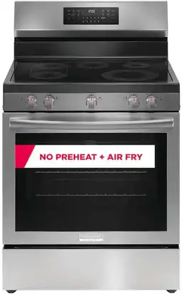 Walmart Frigidaire Gallery 30 Electric Range with No Preheat + Air Fry offer