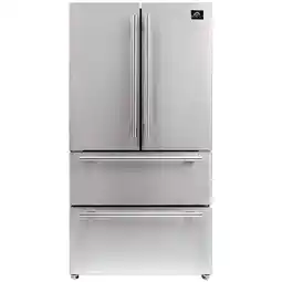 Walmart Forno FFRBI182036S 19.3 Cu. Ft. Stainless Counter Depth French Door Refrigerator offer
