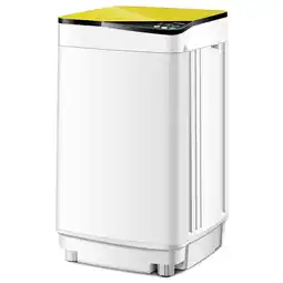 Walmart Costway High Efficiency 7.7 lbs Full-Automatic 48.4 lb 16.50 x 16.00 x 29.50 Washing Machine offer