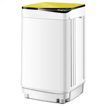 Walmart Costway High Efficiency 7.7 lbs Full-Automatic 48.4 lb 16.50 x 16.00 x 29.50 Washing Machine offer